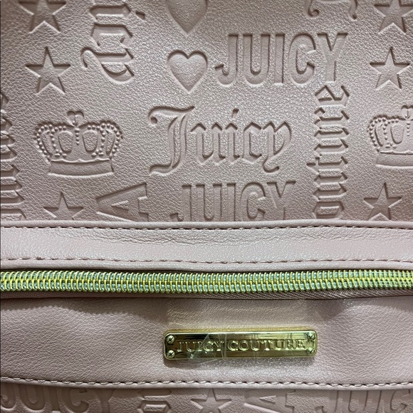 BNWT. JUICY COUTURE BLUSH WORD PLAY BACKPACK - Picture 2 of 13